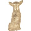 Decoration dog gold 13x9x18 cm 6PR3429