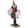 Decoration nutcracker multicolored 12x6x25 cm 6PR3454