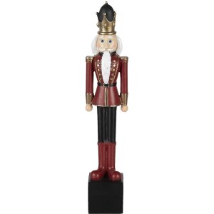 Decoration nutcracker red 5x5x27 cm6 6PR3477