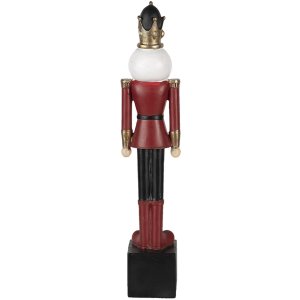 Decoration nutcracker red 5x5x27 cm6 6PR3477