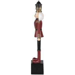 Decoration nutcracker red 5x5x27 cm6 6PR3477