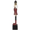 Decoration nutcracker red 5x5x27 cm6 6PR3477