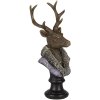 Decoration deer multicolored 10x9x23 cm 6PR4612