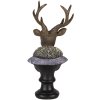 Decoration deer multicolored 10x9x23 cm 6PR4612