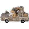 Decoration animals in car multicolored 15x7x9 cm 6PR4638