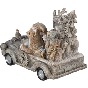 Decoration animals in car multicolored 16x8x11 cm 6PR4639