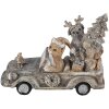 Decoration animals in car multicolored 16x8x11 cm 6PR4639