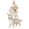 Decoration animals multicolored 12x4x17  cm 6PR4647