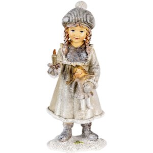 Decoration child gray 8x7x19 cm 6PR4667