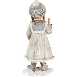 Decoration child gray 8x7x19 cm 6PR4667