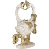 Decoration swans white 18x8x17 cm 6PR4686