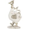 Decoration geese white 10x5x18 cm 6PR4689