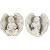 Decoration angels cream 10x6x10 cm 6PR4708