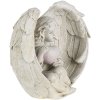 Decoration angels cream 10x6x10 cm 6PR4708