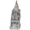 Decoration Santa in sledge silver 10x6x13 cm 6PR4727