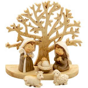 Christmas crib figures brown 11x5x10 cm 6PR4743