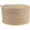 Pouf brown Ø 40x23 cm 6RO0509