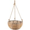 Baskets hanging vertically (set 3 pcs.) brown Ø 28x15 - 24x14 - 20x11  cm 6RO0511