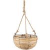 Baskets hanging vertically (set 3 pcs.) brown Ø 28x15 - 24x14 - 20x11  cm 6RO0511