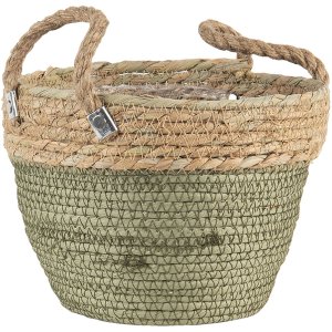 Basket (set 3 pcs.) multicolored Ø 24x25 - Ø 22x23 - Ø 17x20 cm 6RO0516