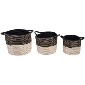 Basket (set 3 pcs.) multicolored Ø 52x31 -...