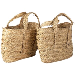 Basket (set 3 pcs.) brown Ø 31x22-34 - Ø...