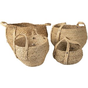 Basket (set 3 pcs.) brown Ø 30x23-32-Ø...