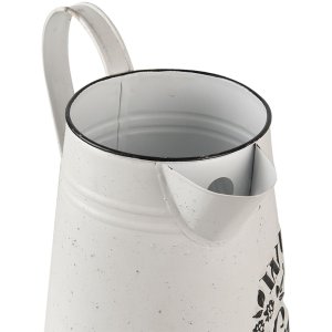 Decorative jug white 17x17x23 cm 6Y4248