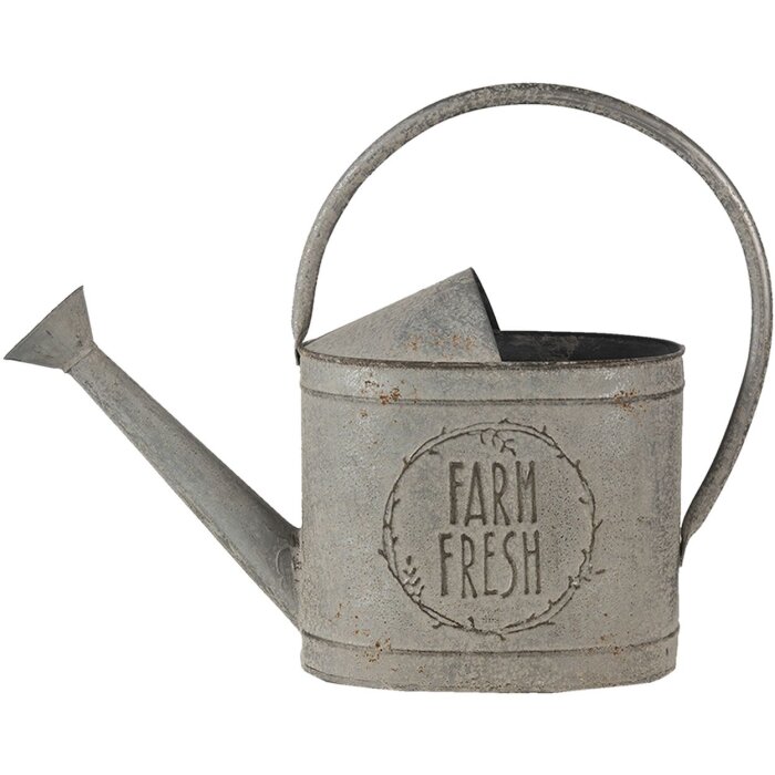 Decoration watering can gray 45x16x33 cm 6Y4249