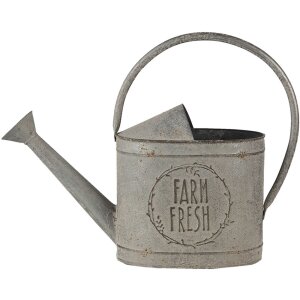 Decoration watering can gray 45x16x33 cm 6Y4249