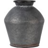 Decoration vase gray Ø 39x38 cm 6Y4292