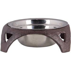 Animal food bowl brown 19x5 cm 6Y4323