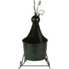 Decoration sledge green 34x17x37 cm 6Y4444