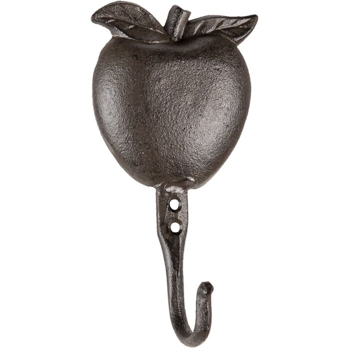 Wall hook apple brown 9x5x18 cm 6Y4557