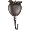 Wall hook apple brown 9x5x18 cm 6Y4557