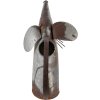 Decoration watering can mouse gray 40x15x30 cm 6Y4601