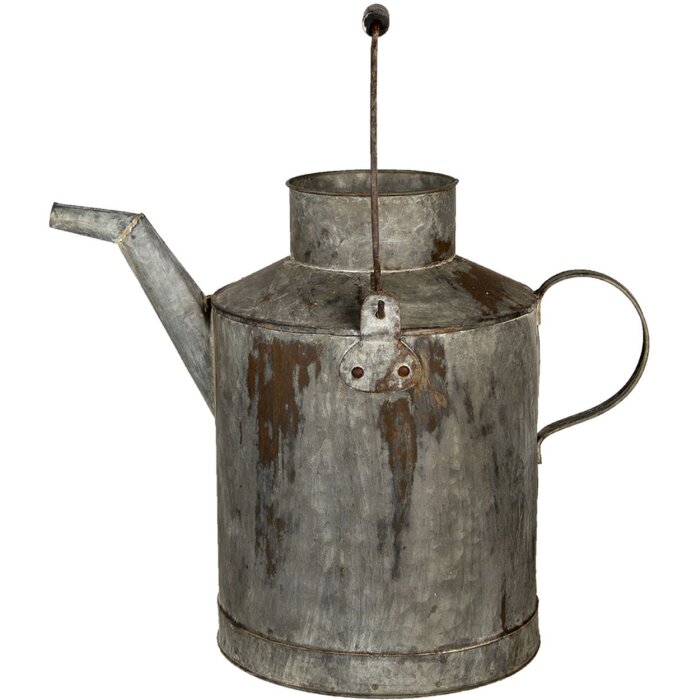 Decoration watering can milk churn gray 48x29x52 cm 6Y4602