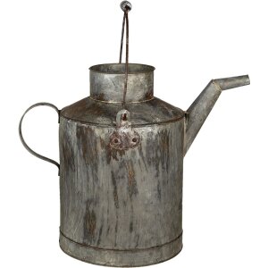 Decoration watering can milk churn gray 48x29x52 cm 6Y4602