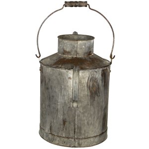 Decoration watering can milk churn gray 48x29x52 cm 6Y4602