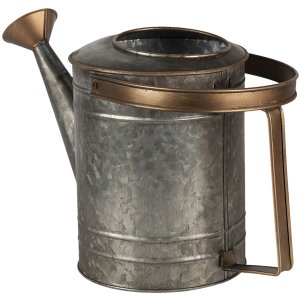 Decoration watering can gray 31x14x20 cm 6Y4604