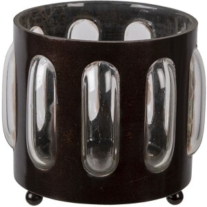 Tealight - candle holder brown Ø 11x13 cm 6Y4627