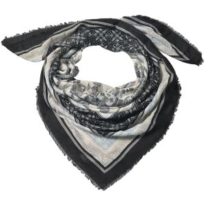 Scarf black 140x140 cm JZSC0546Z