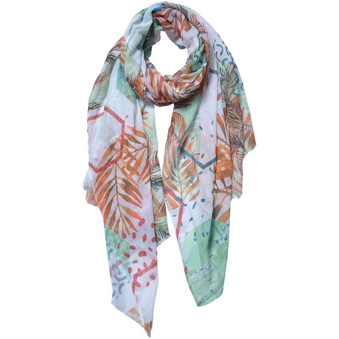 Scarf green 70x180 cm JZSC0548LGR