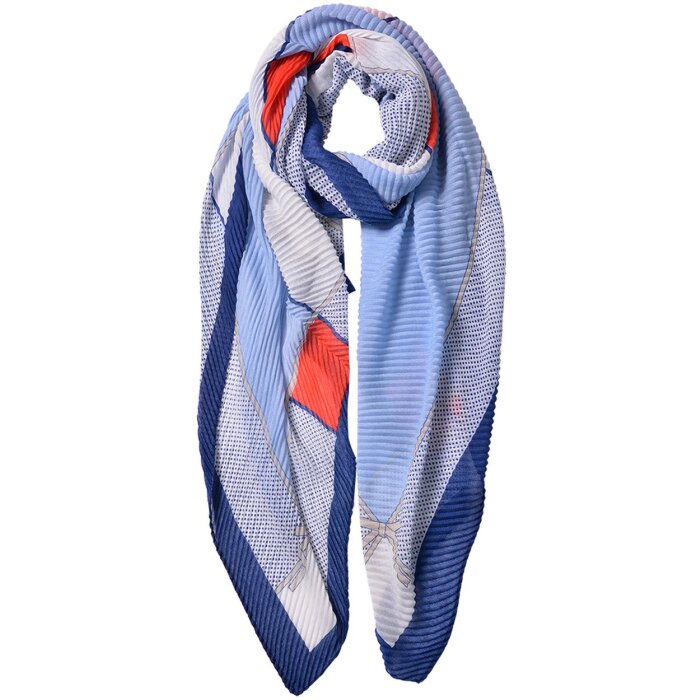 Scarf blue 85x180 cm JZSC0595BL