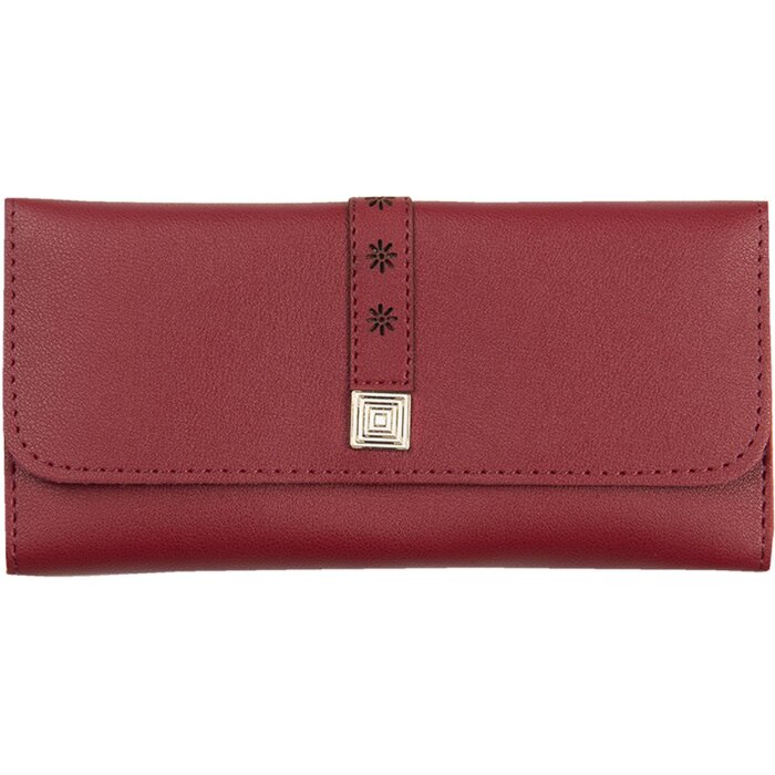 Wallet red 19x9 cm JZWA0115R