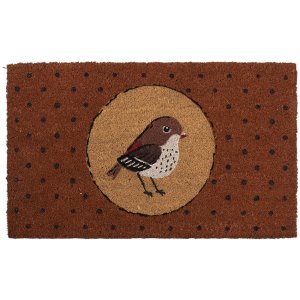 Doormat brown 75x45x1 cm MC210