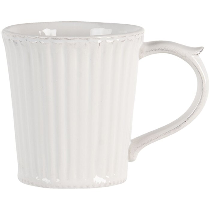 Mug cream 13x9x10 cm PLMU