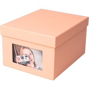 XL photo box Kandra 700 photos 13x18 cm coral