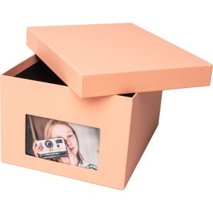 XL photo box Kandra 700 photos 13x18 cm coral