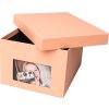 XL photo box Kandra 700 photos 13x18 cm coral